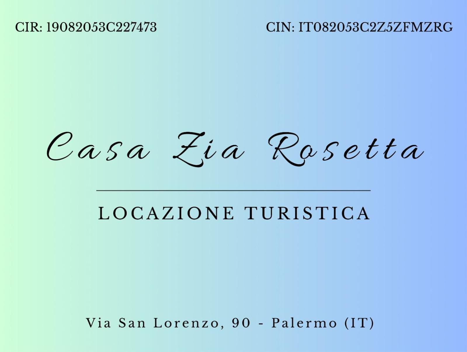 Casa Zia Rosetta Leilighet Palermo Eksteriør bilde